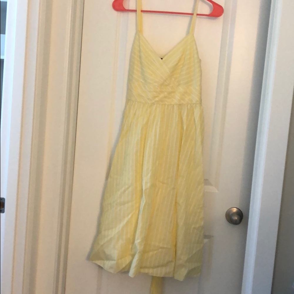 Nautica, striped yellow dress